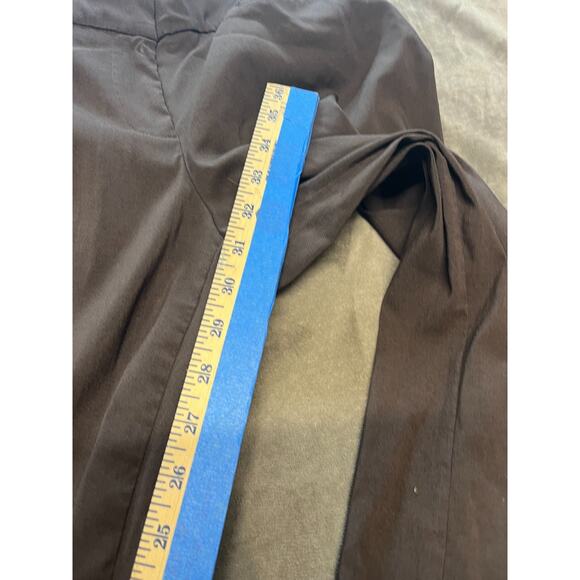 Lane Bryant Dress Pants Womens 1 14‎ Houston Straight Brown Right Fit - Picture 2 of 5